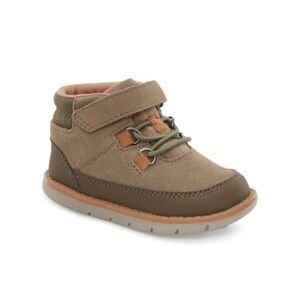 Stride Rite Tan and Brown Kids Boots